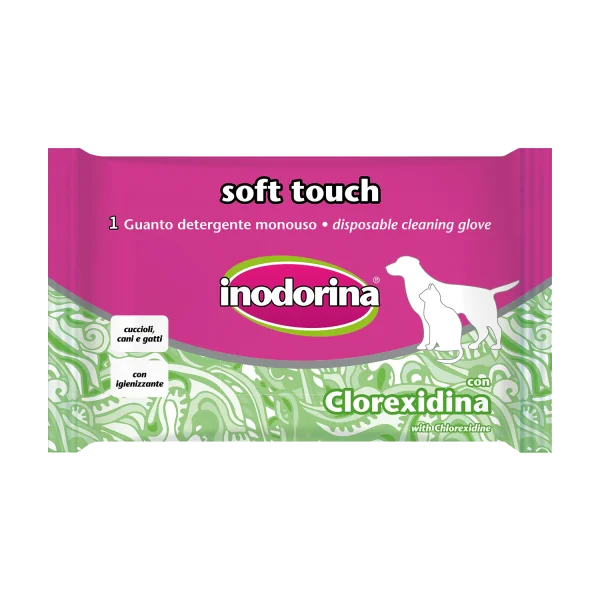 Guanto Detergente Soft Touch Clorexidina Inodorina